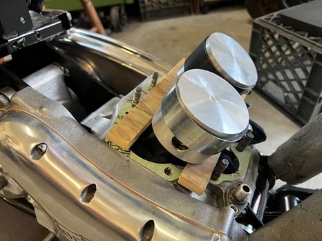 installing a cylinder on a British Twin