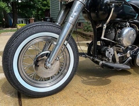 Hydra Glide brake drum and shoes installation Harley Panhead brake overhaul