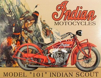 Vintage Indian Motorcycle history Indian 101 Scout