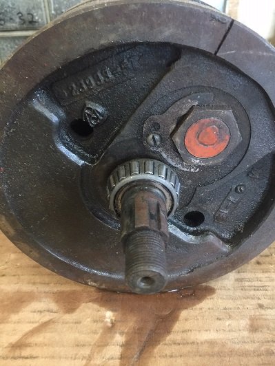 inner sprocket-shaft bearing removal Harley motorcycle flywheel rebuild