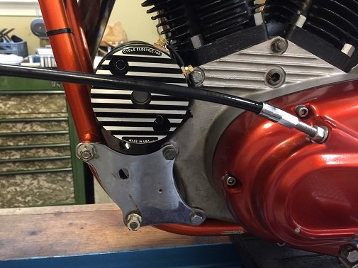 how to install a Cycle Electric generator on an Ironhead Sportster