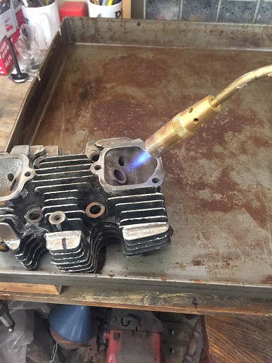 rebuild motorcycle cylinder heads