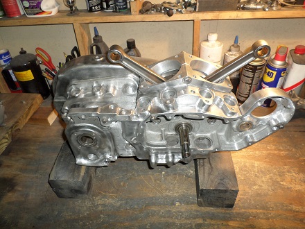 Ironhead bottom end engine build