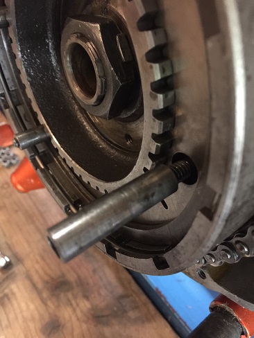 remove Ironhead Sportster clutch