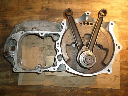 left-side Ironhead engine case