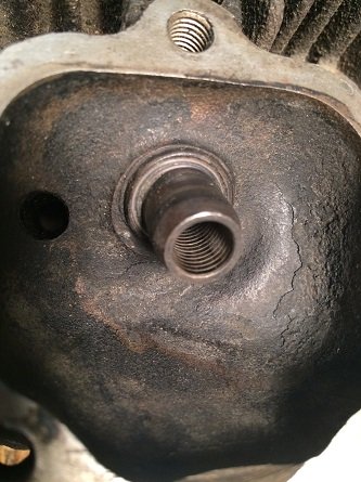 knurled valve guides knurled guides in motorcycle cylinder head
