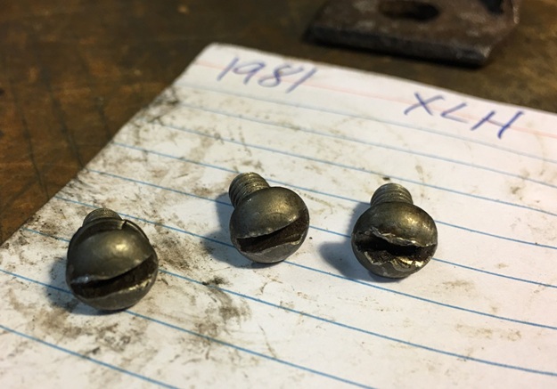 mainshaft seal retainer screws Ironhead Sportster Harley unit transmission install