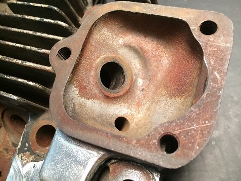 measure valve guide wear valve guide removed from head