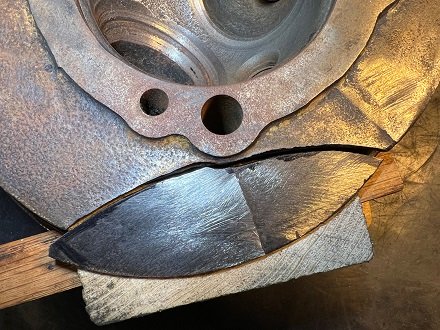 motorcycle cylinder cooling fin patch repair broken cylinder fins on motorcycle