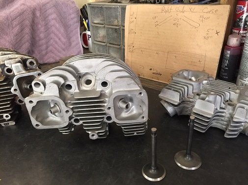 rebuild motorcycle cylinder heads