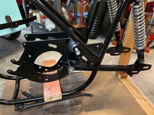rear isolastic installation vintage motorcycle restoration North Carolina