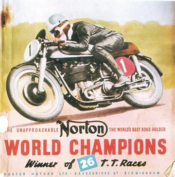 Norton Motorcycle Isle Of Man TT