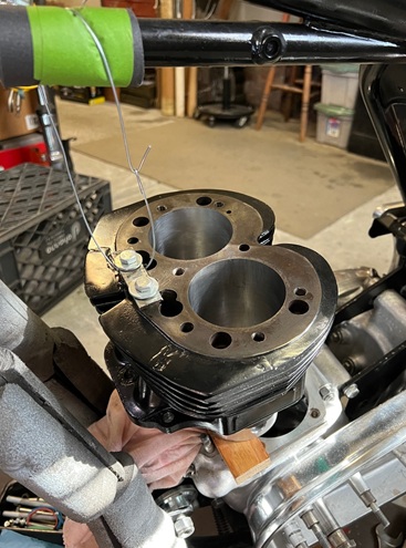 install barrel Norton Commando