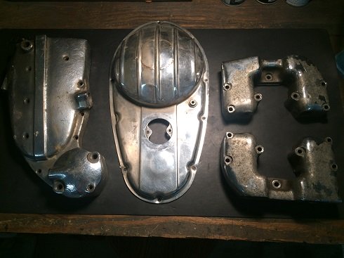 polishing motorcycle valve covers