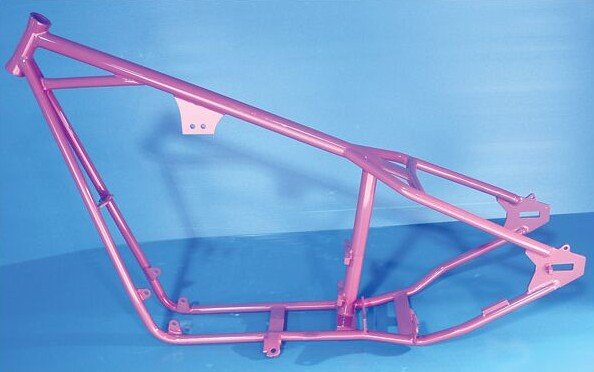 rigid frame for Sportster engine