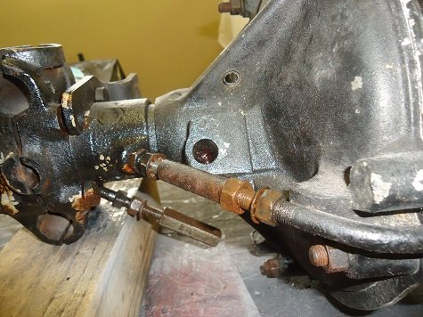 Servi-car axle rebuild vintge Harley trike axle overhaul