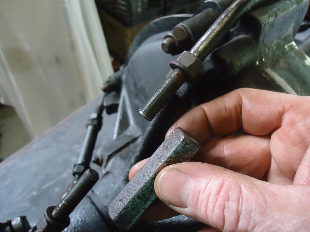 Servi-car axle truss rod coupler Harley Servi-car axle truss rod coupler