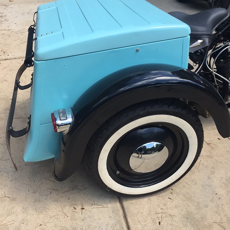 Servi-car box restored Harley-Davidson Servi-car box