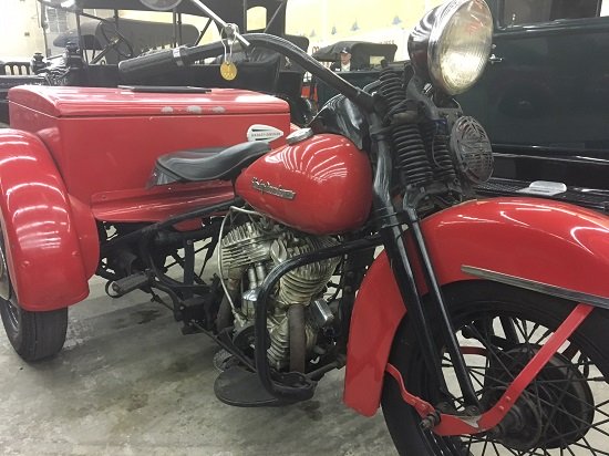 Harley Servi-car with springer front end vintage Harley trike parts