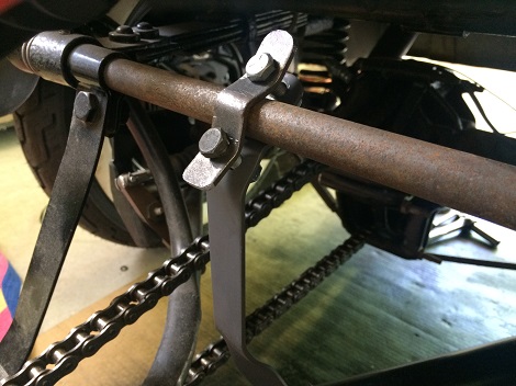 Servi-car exhaust and why getting parts is so frustrating Harley-Davidson Servi-car exhaust bracket