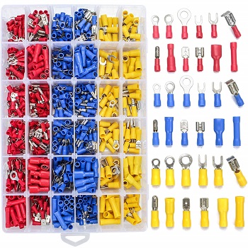 solderless crimp electrical connectors insulated wire crimp terminals