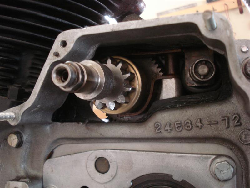 Harley Sportster bendix gear Sportster engine case