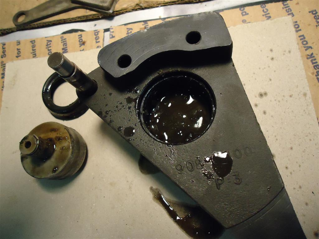 rebuild Harley FX and XL brake caliper Sportster pie slice caliper overhaul