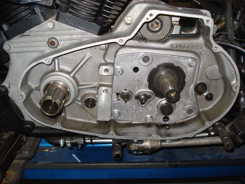 Ironhead Sportster Motorcycle left engine case