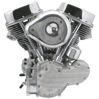 Aftermarket Harley Panhead engine