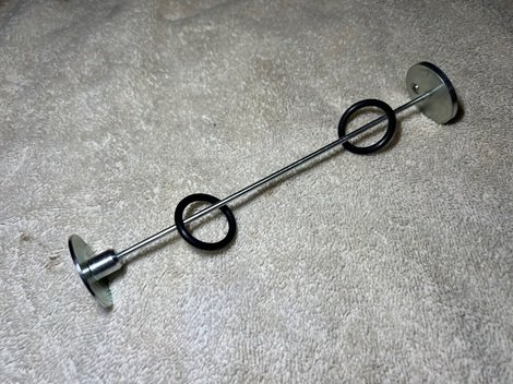 swing arm rod assembly with O rings 1974 Norton Commando overhaul