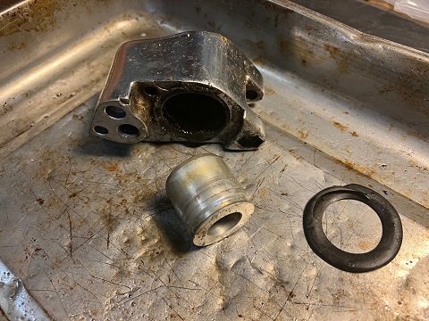 stuck brake piston removal