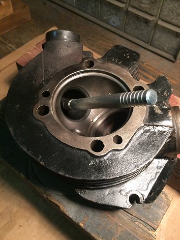 valve guide removal valve guide removed from head