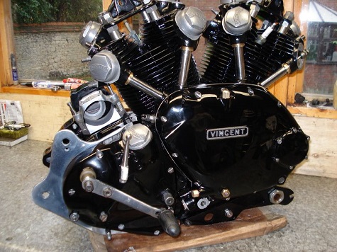 Vincent Black Shadow motorcycle history Vincent Black Shadow engine