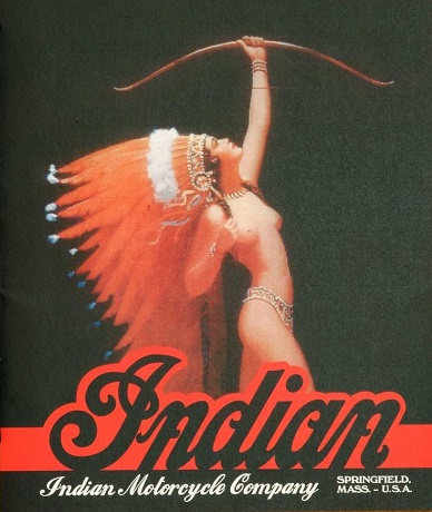 Vintage Indian motorcycle ad Indian motorcycle history