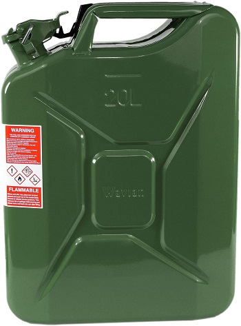 Wavian Gas Can Sizes and Colors best metal gas can on the market