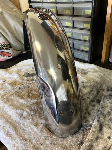 wet sanding and buffing stainless steel