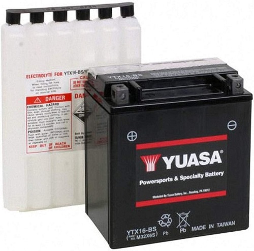 YTX16BS battery for motorcycle YTX16BS AGM motorcycle battery review