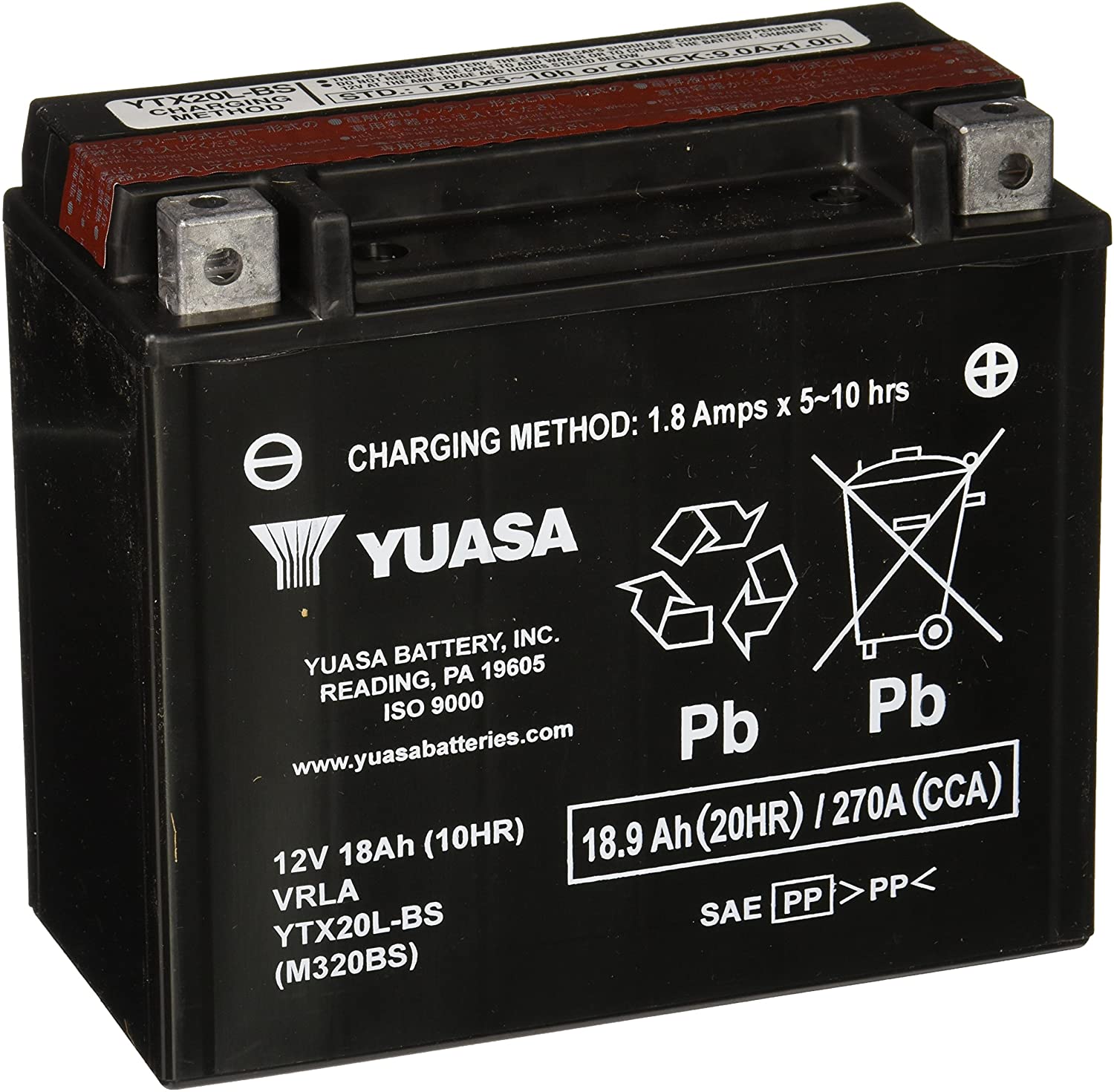 Yuasa YTX20LBS AGM battery review