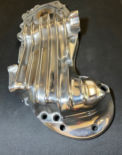 Harley 45 cam cover after polishing