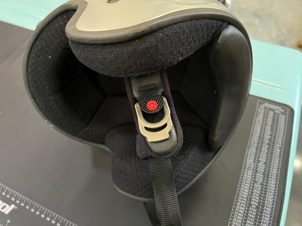 double d motorcycle helmet fasteners