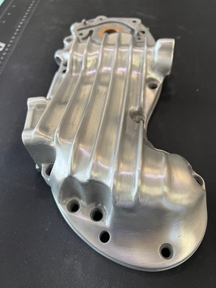 how to polish aluminum engine parts