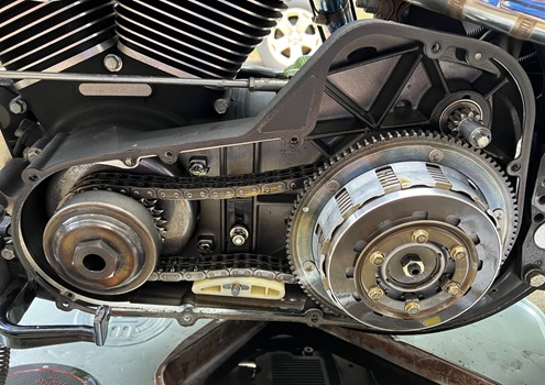 Install Outer Primary Cover on Harley Davidson motorcycle