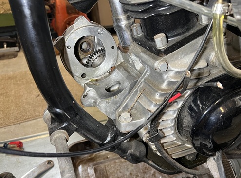 Harley Flathead motorcycle repair
