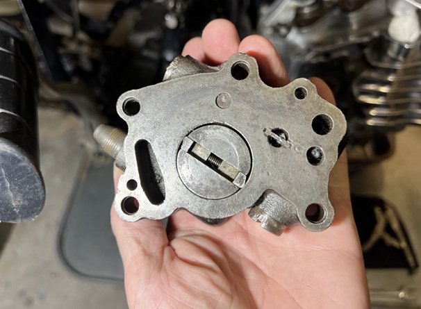 Harley 45 flathead oil feed pump installation
