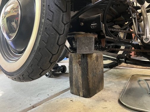 vintage Harley trike repair