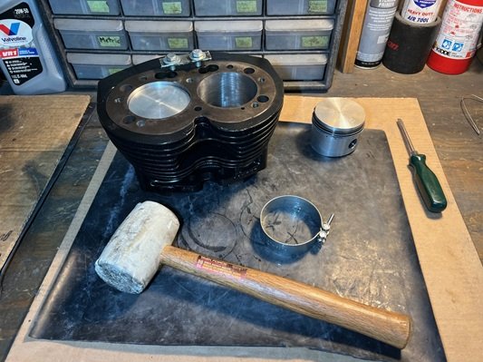refit british twin cylinder without a helper